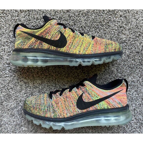 Nike Air Max Flyknit Multi Color Size 8 Women's - Picture 1 of 7